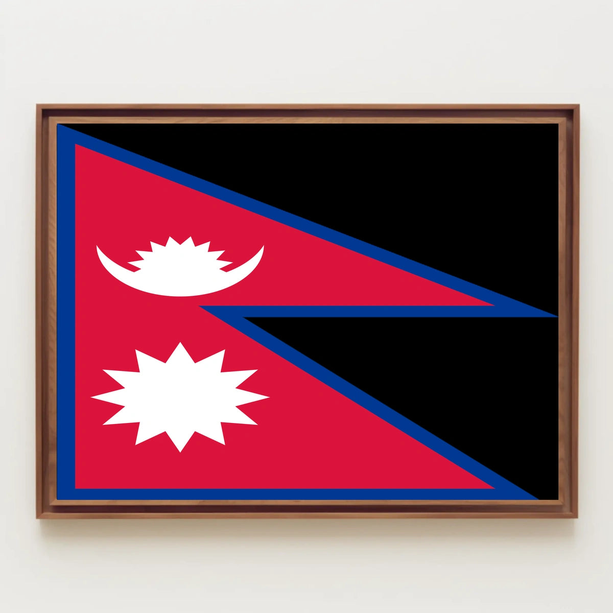 Nepal Flag Poster