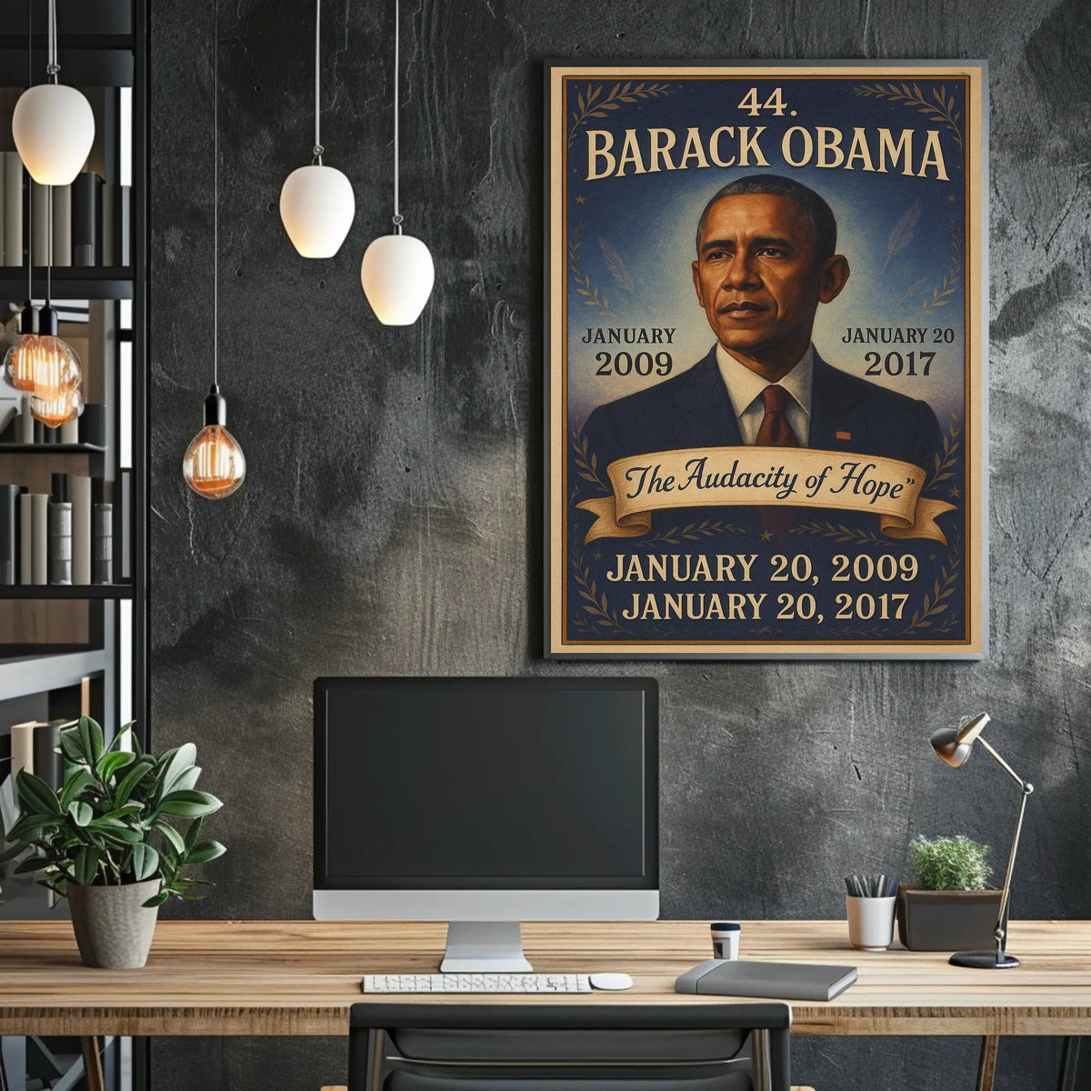 Barack Obama historical or presidential poster