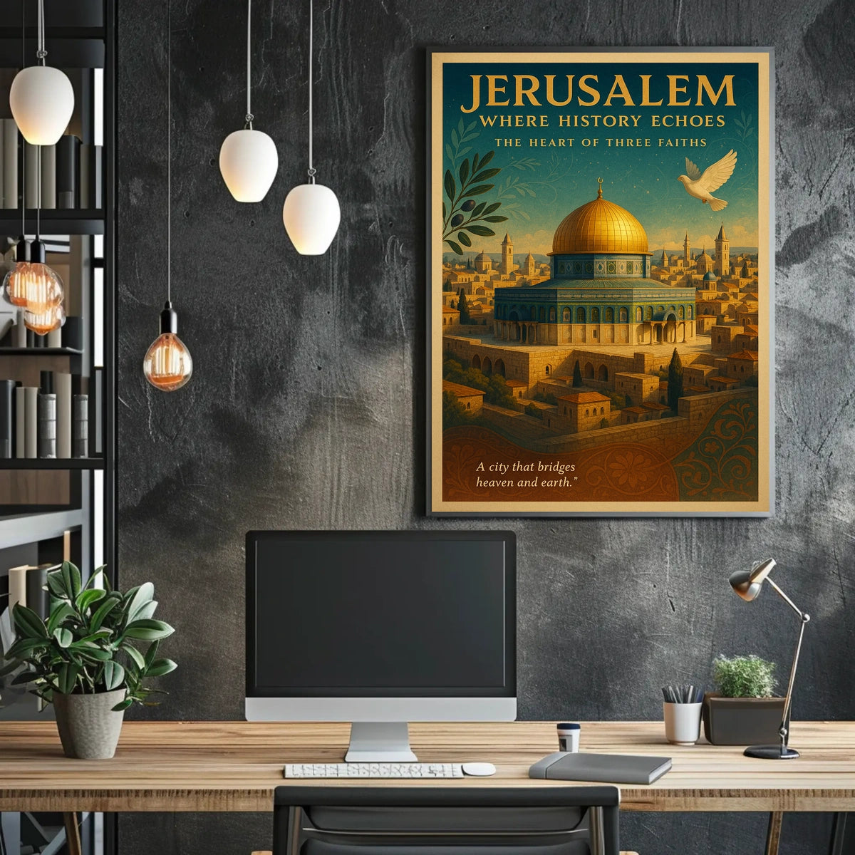 Jerusalem Where History Echoes Poster