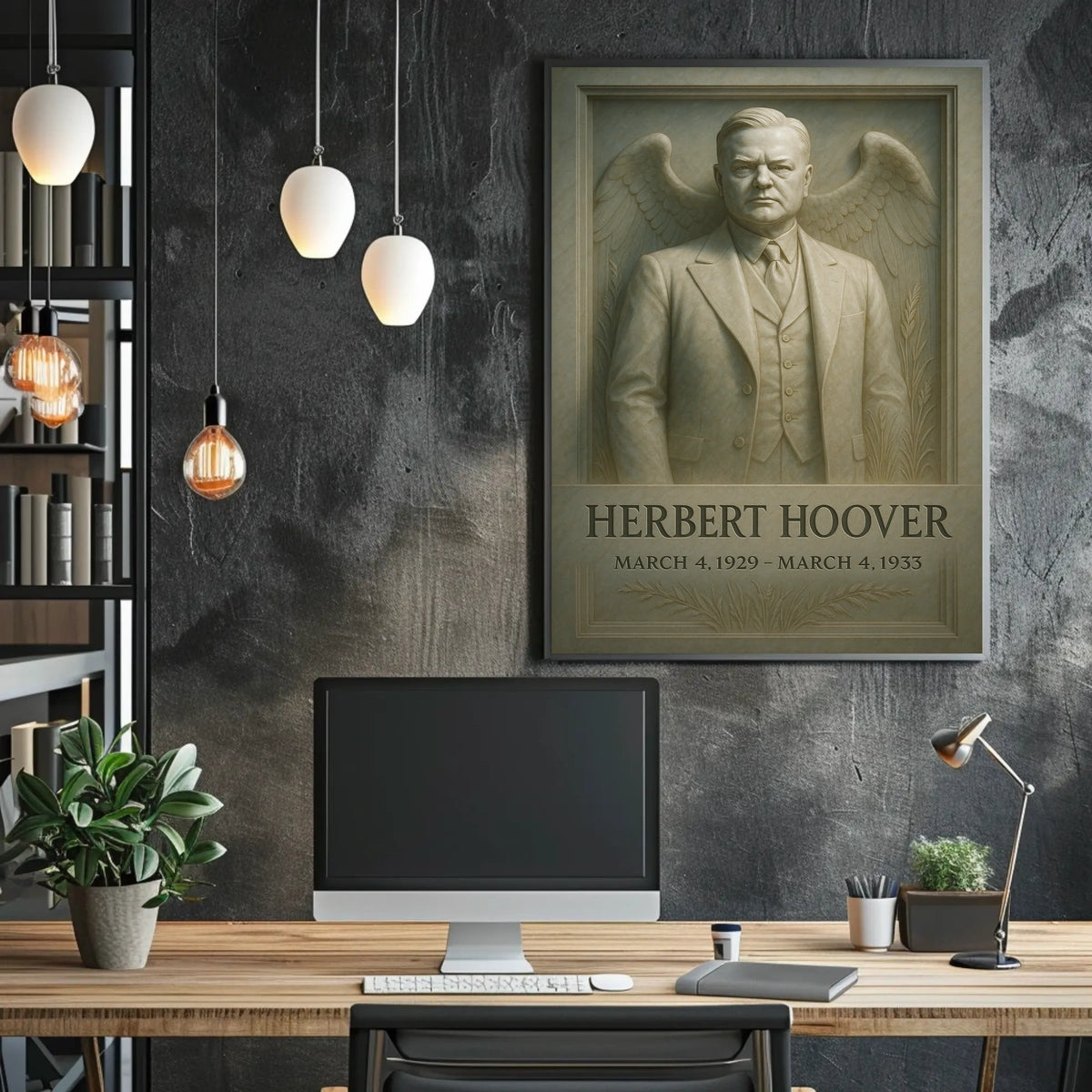 Herbert Hoover Presidential Era Poster