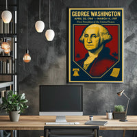 George Washington First President Poster PosterGoat