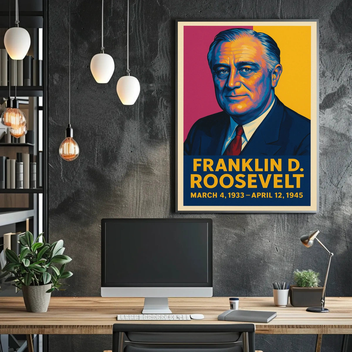Franklin D. Roosevelt Poster