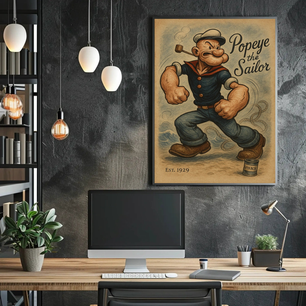 Popeye 1929 Art Poster POP-172