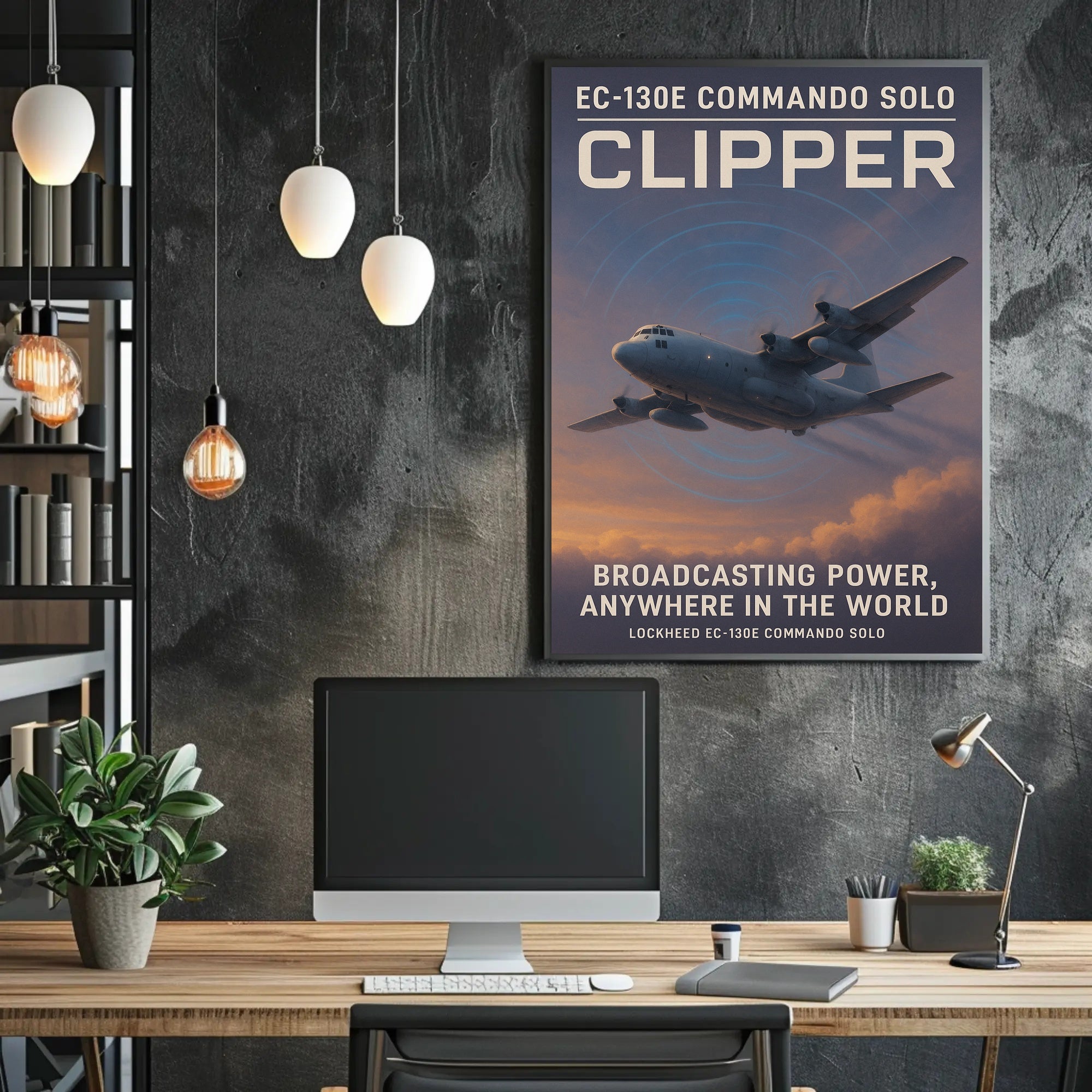 EC-130E Commando Solo Military Recruitment Poster