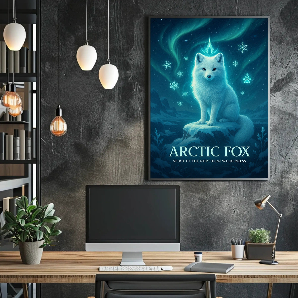 Arctic Fox Spirit of the Northern Wilderness Poster