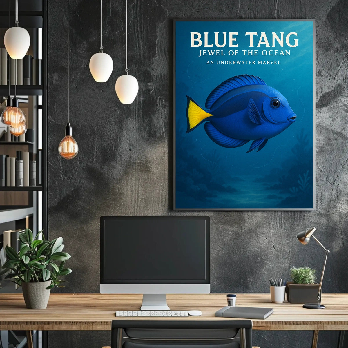 Blue Tang Jewel Of The Ocean Poster