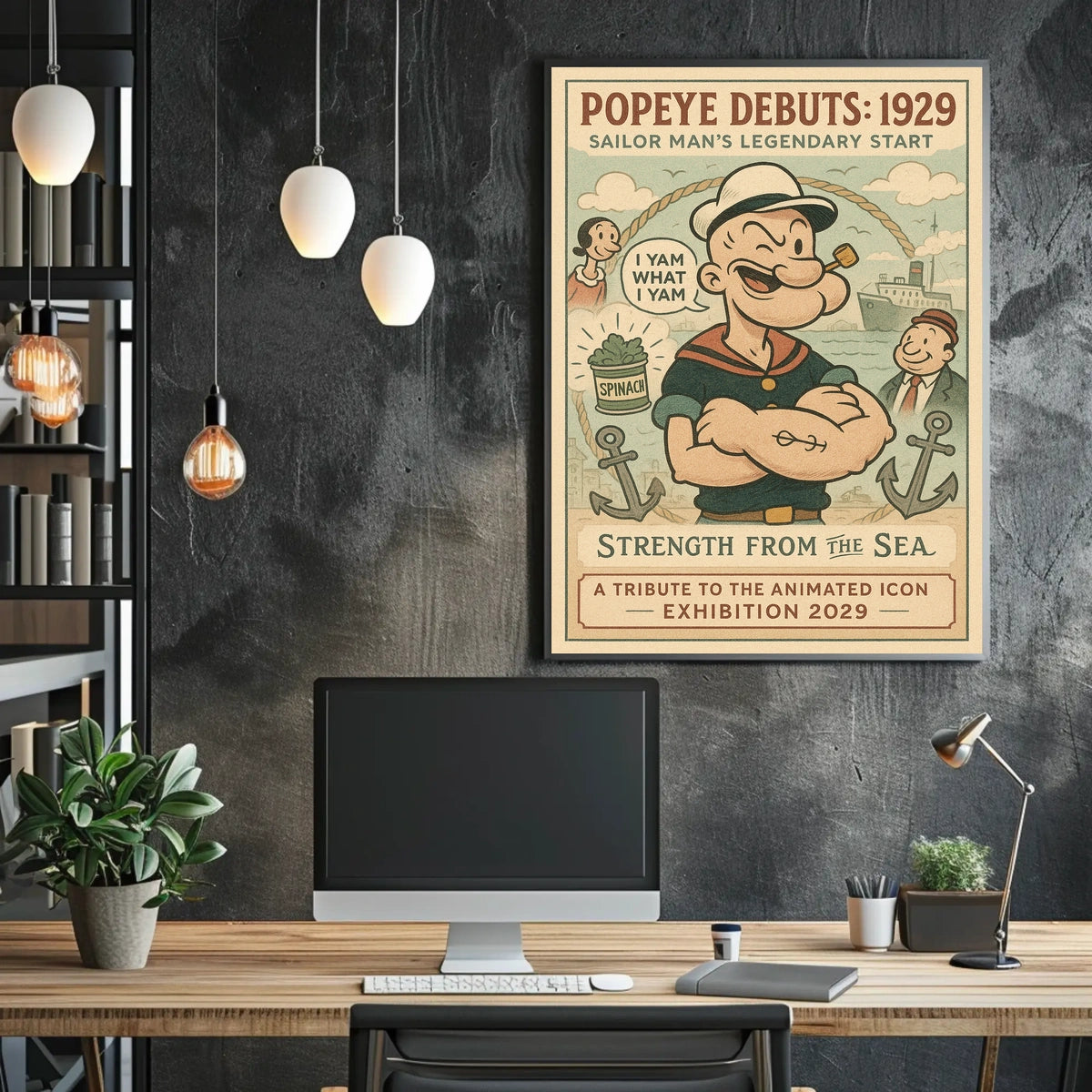 Popeye 1929 Art Poster POP-106
