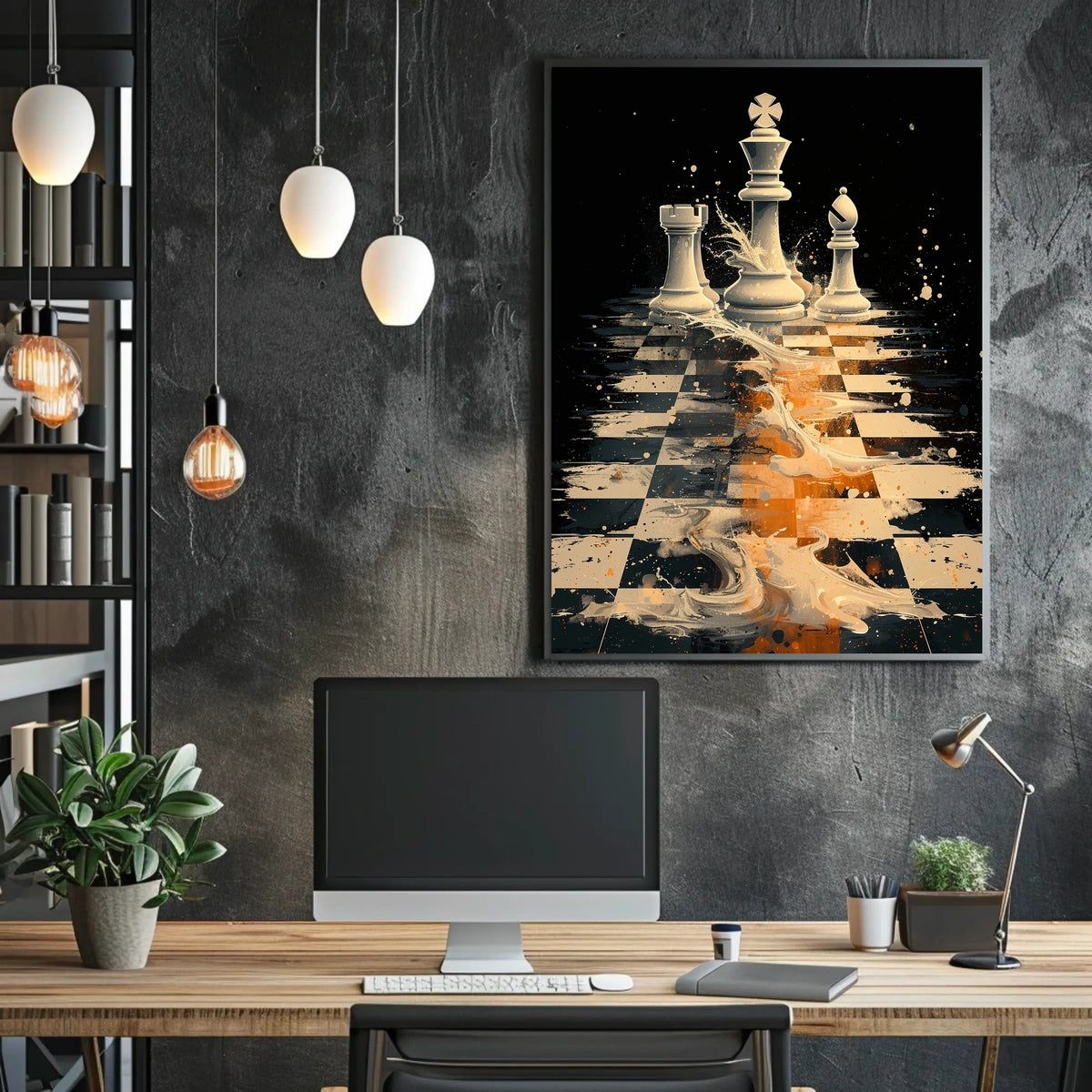 Chessboard Dynamics Poster