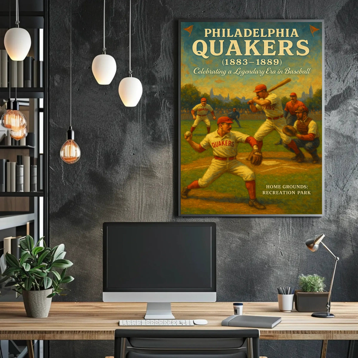 Philadelphia Quakers Celebrating A Poster