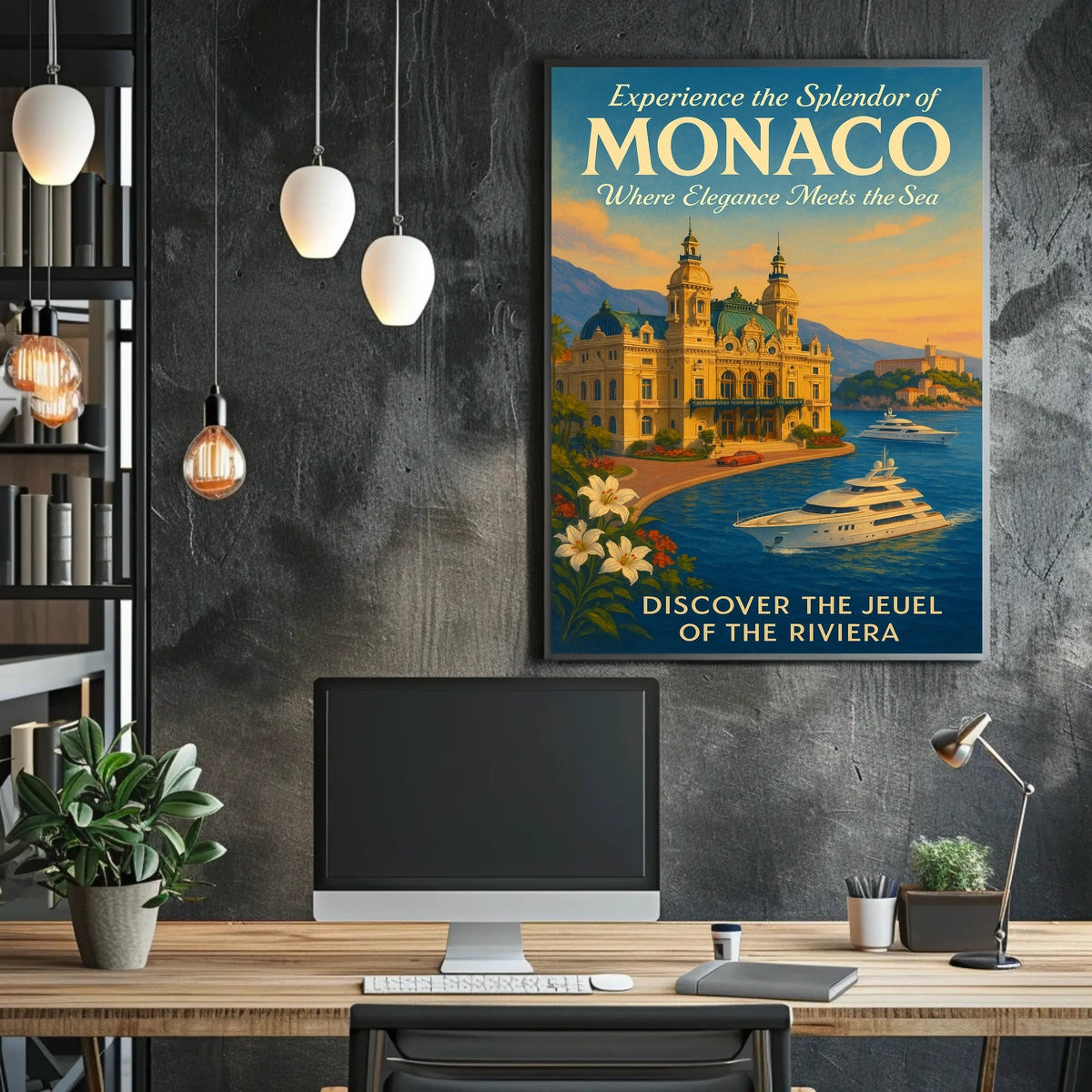 Discover the Jewel of Monaco Poster