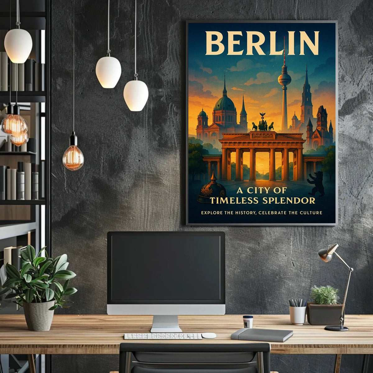 Berlin A City of Timeless Splendor Poster