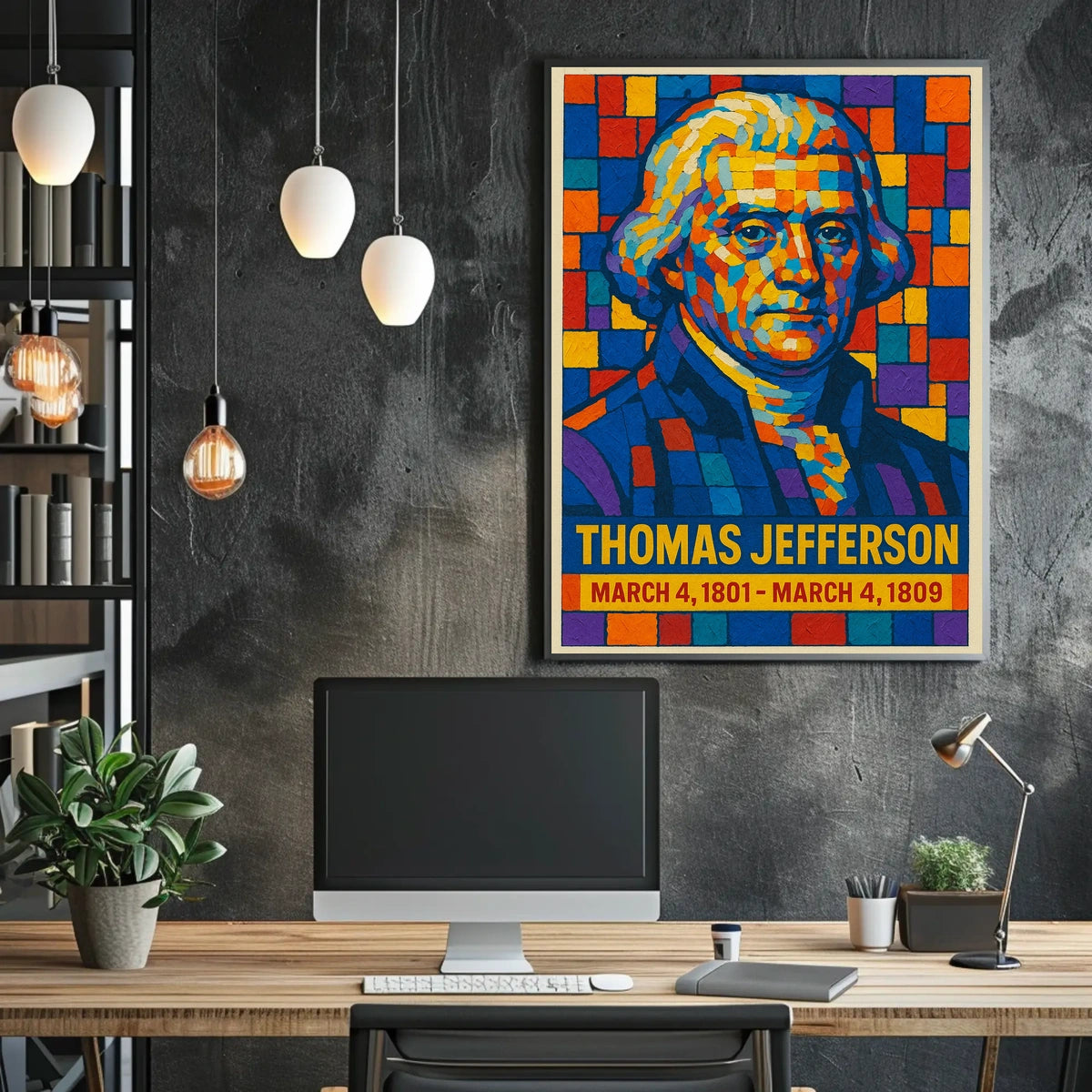 Thomas Jefferson 3rd President Poster