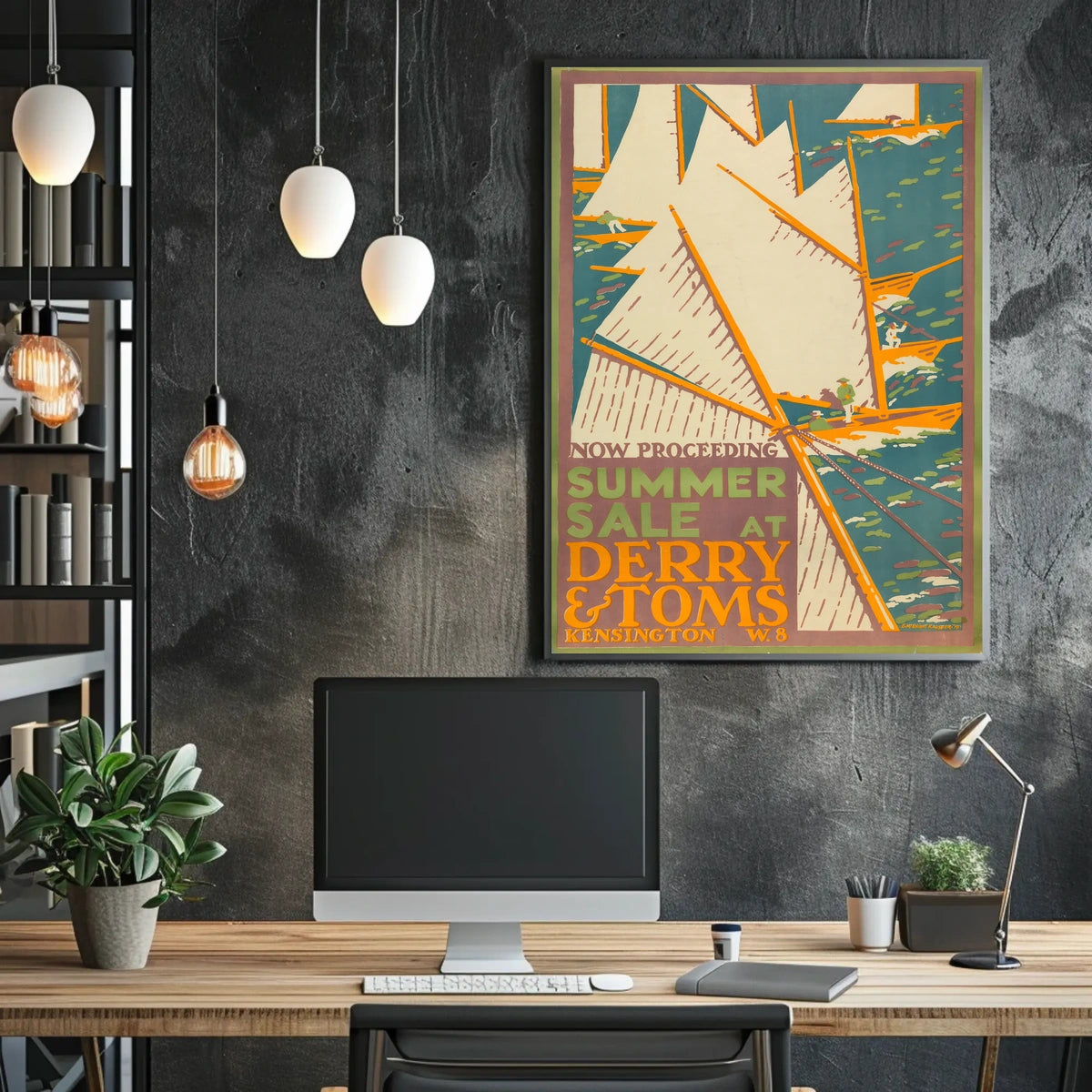 Summer Sale At Derry Toms Poster