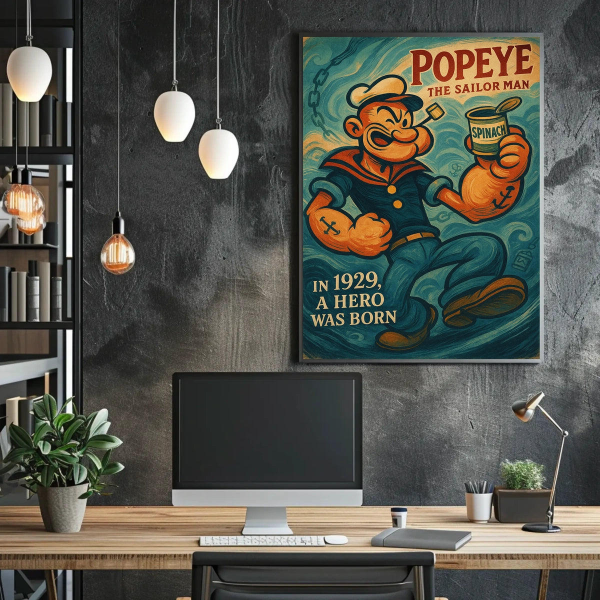 Popeye 1929 Art Poster POP-21