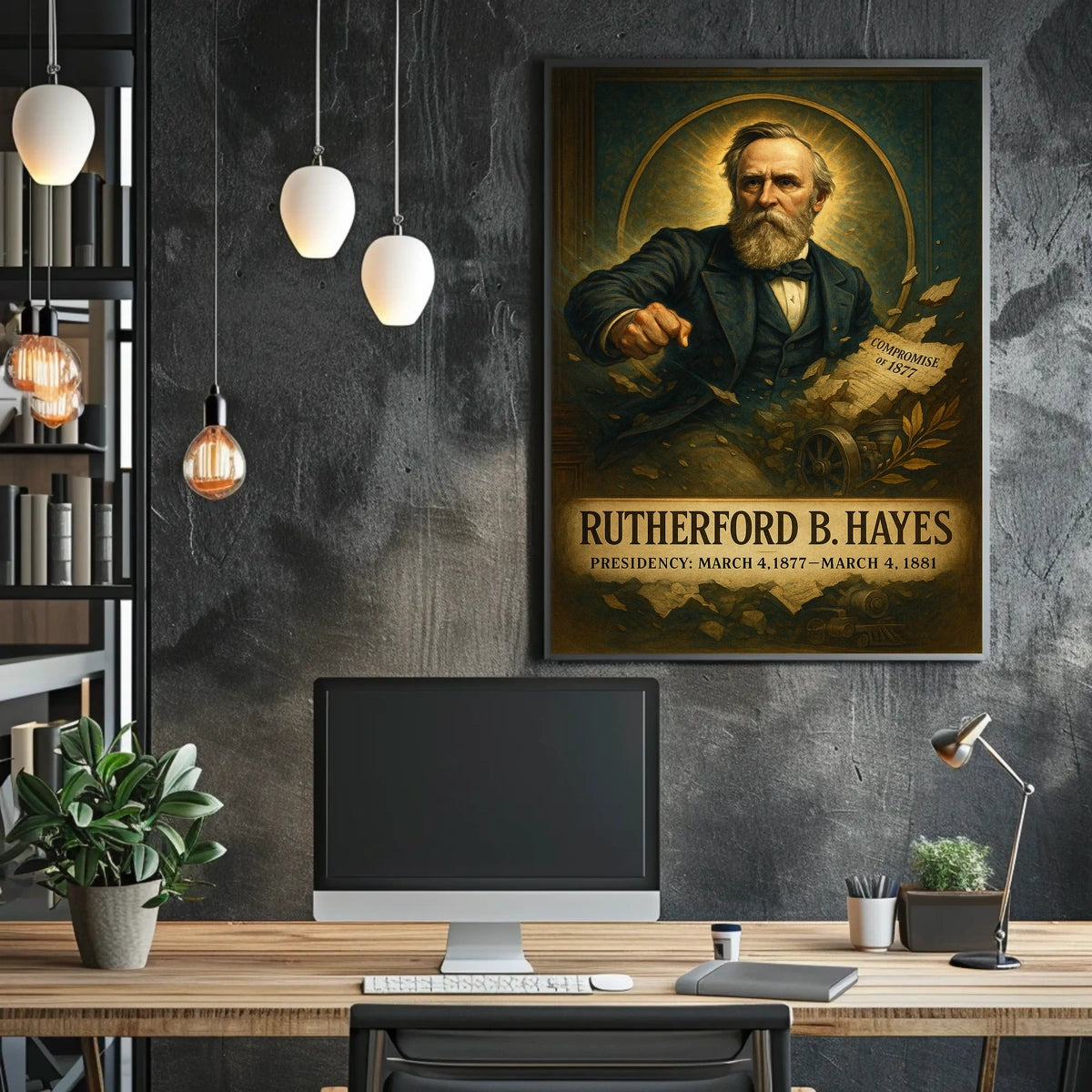 Rutherford B. Hayes 19th President Poster