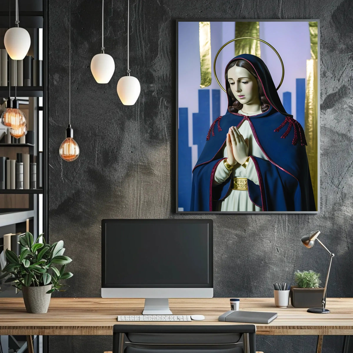 Serene Devotion Poster