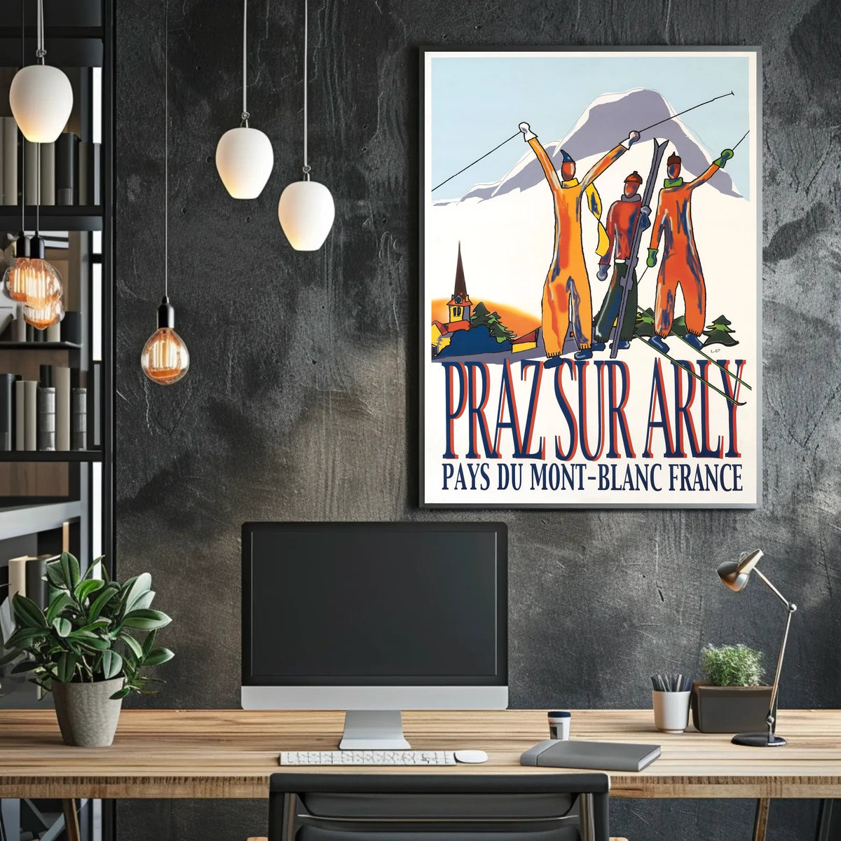 Praz Sur Arly Pays Du Mont-Blanc Poster