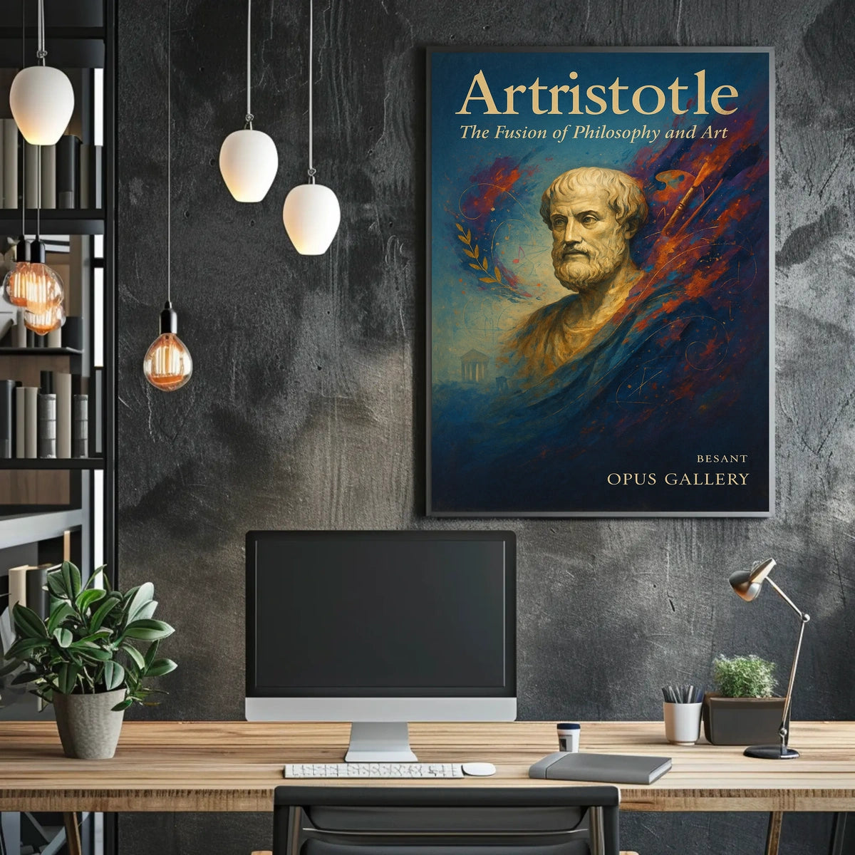 Aristotle The Fusion Of Philosophy And Poster