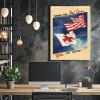 Serve Through the Red Cross Poster PosterGoat