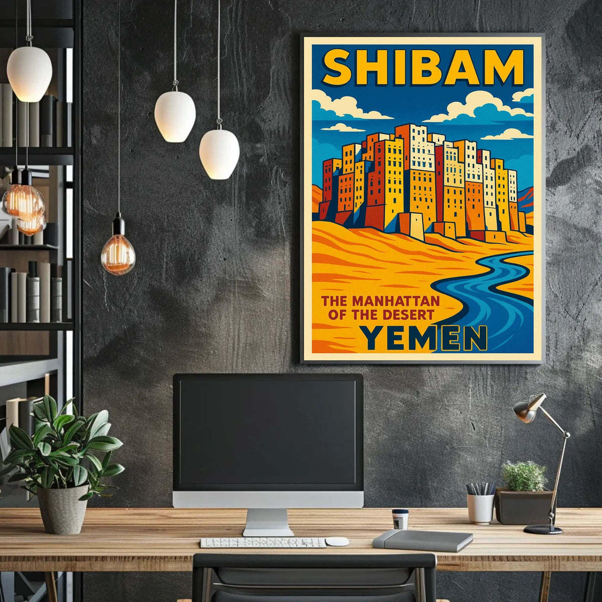 Shibam The Manhattan Of The Desert Poster