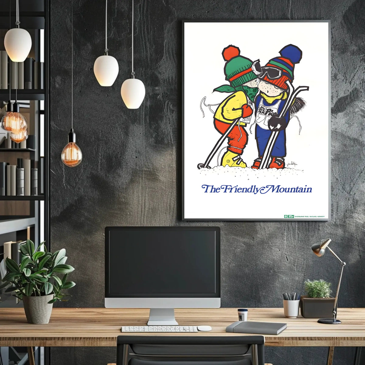 The Friendly Mountain Poster