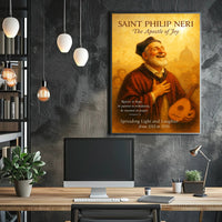 Saint Philip Neri The Apostle of Joy Poster PosterGoat