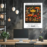 William Morris Cotton Prints Exhibition Poster