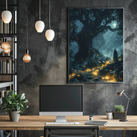 Enchanted Forest Pathway Wall Art Poster Print PosterGoat