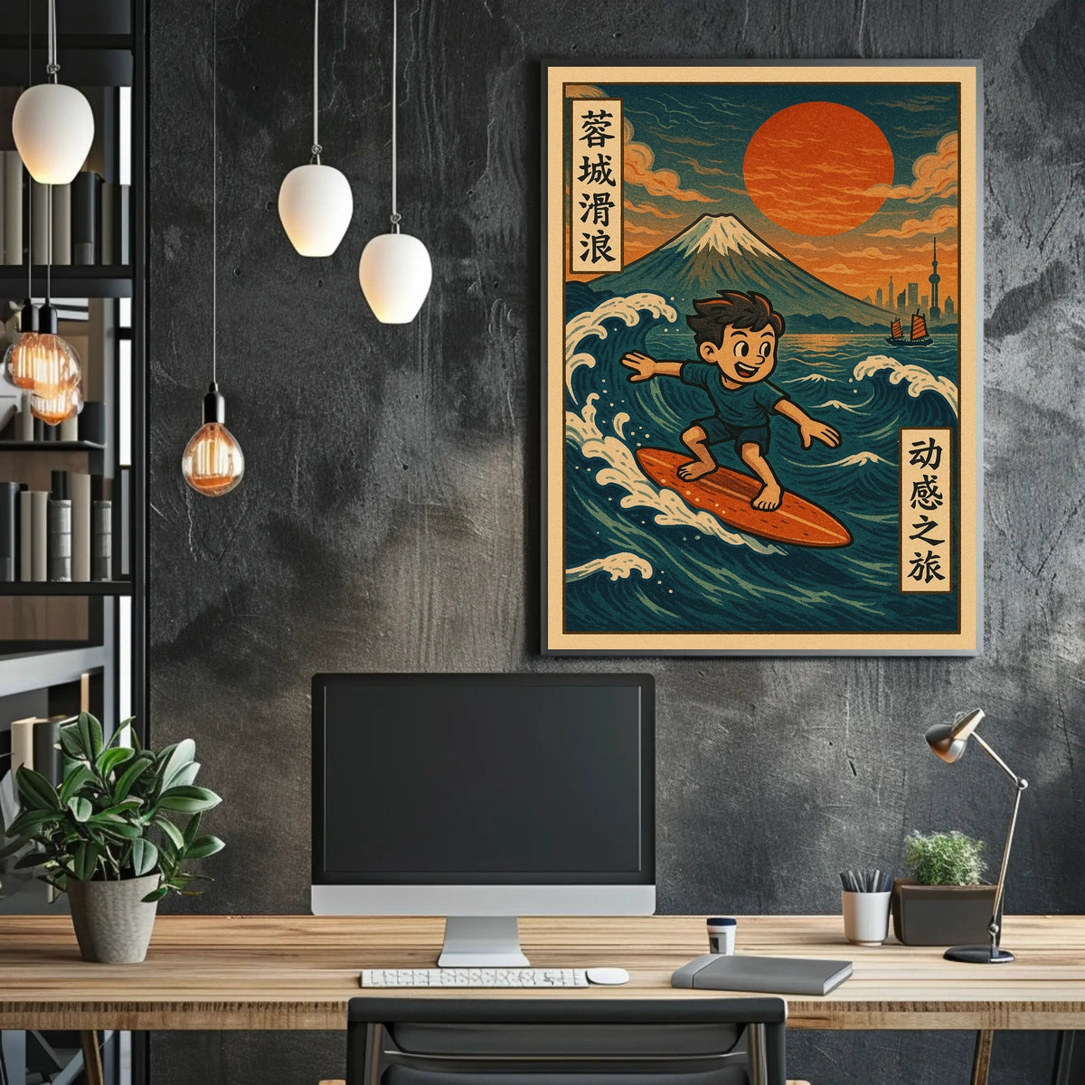 Surfing Adventure Poster
