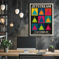 F-14 Tomcat Jet Pop Art Poster