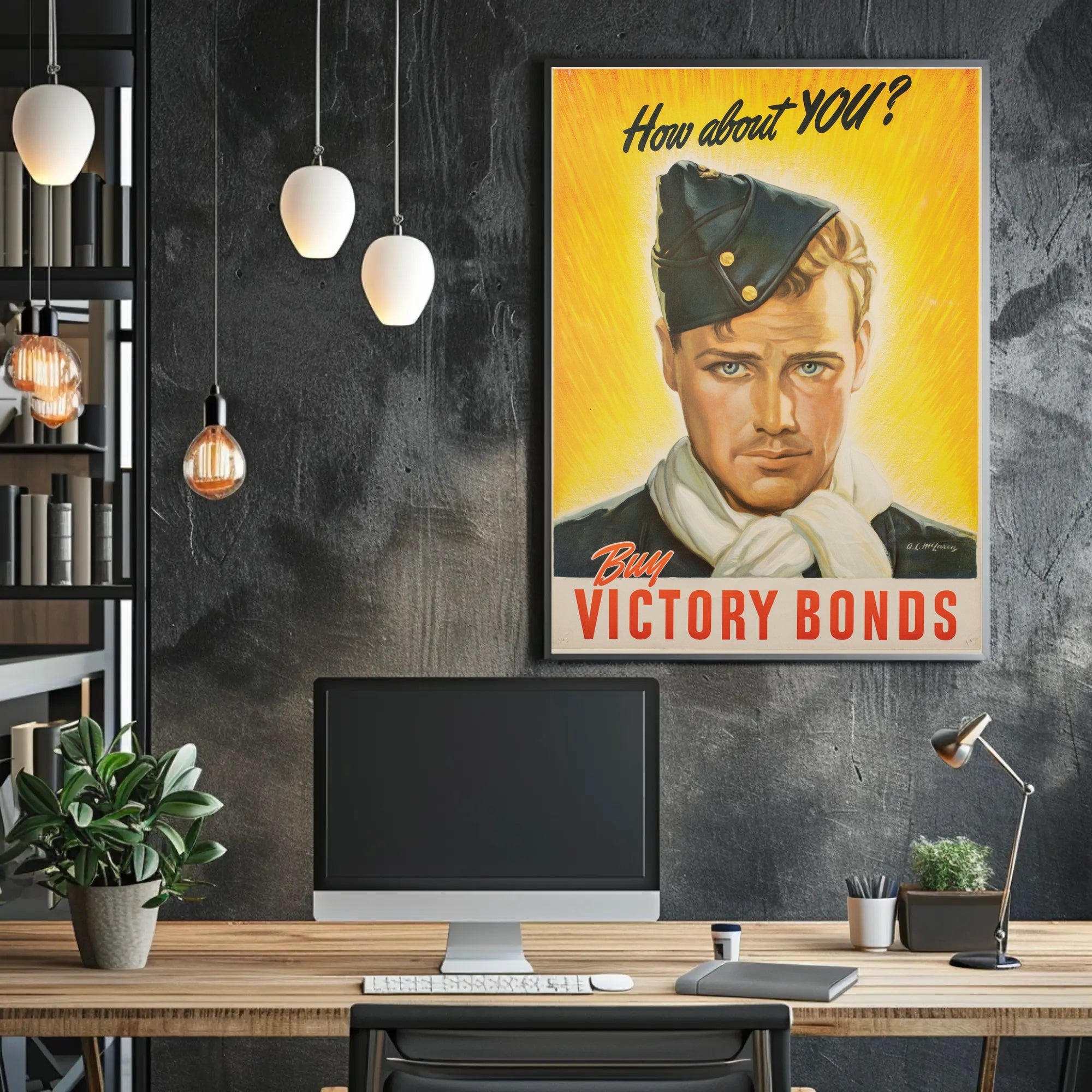 World War II Victory Bonds Propaganda Poster