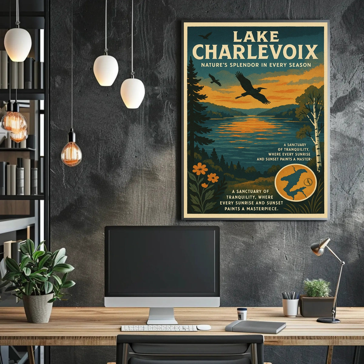 Lake Charlevoix NatureS Splendor Poster