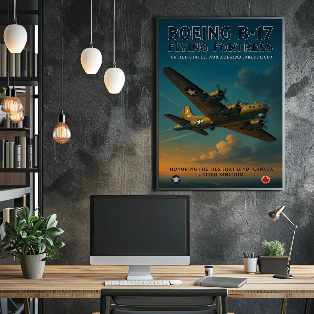 Boeing B-17 Flying Fortress Poster