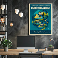 Discover the Charm of the Picasso Triggerfish Poster