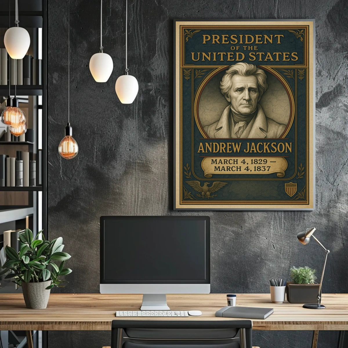 Andrew Jackson 7th President Poster