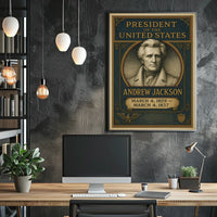 Andrew Jackson 7th President Poster