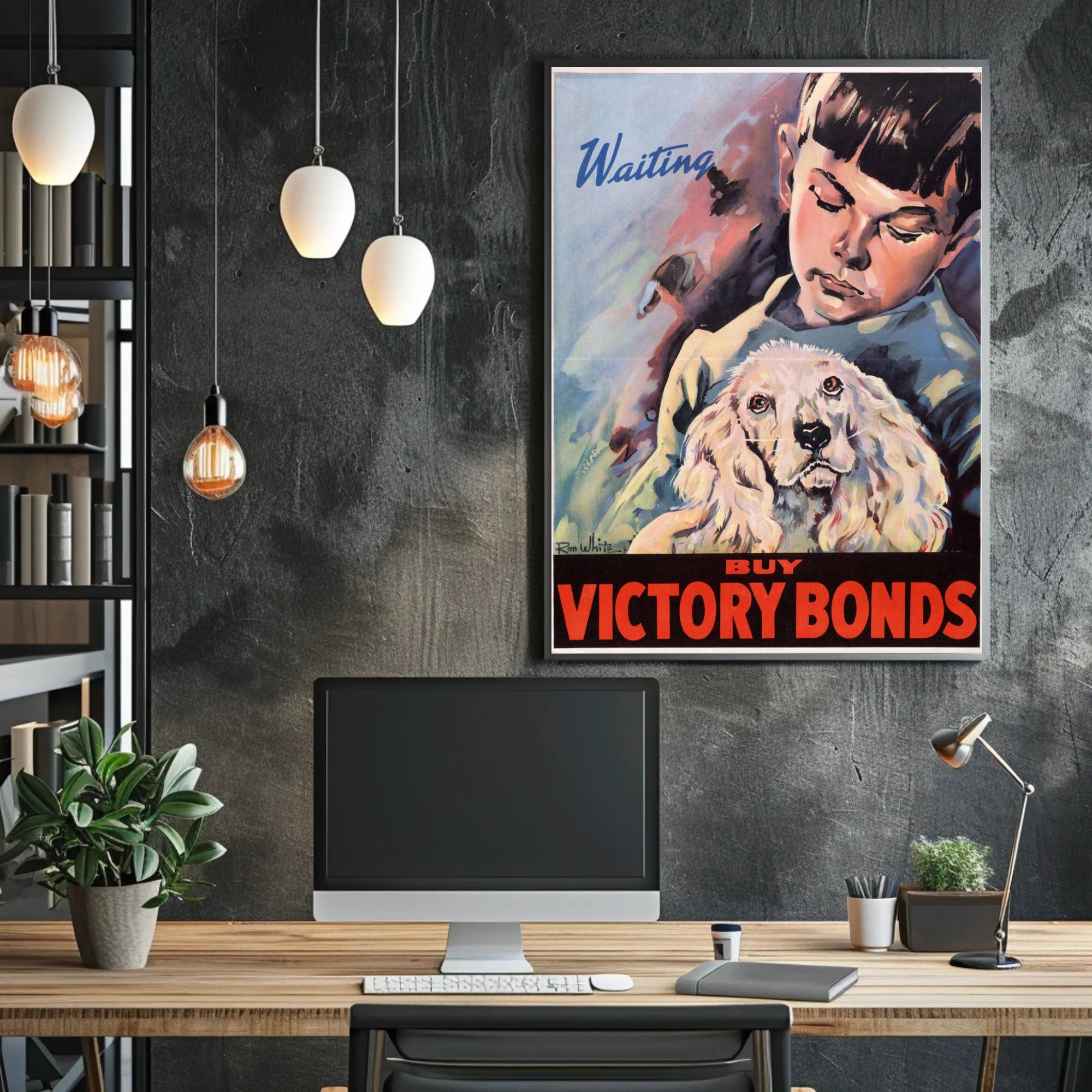Waiting for Victory Poster PosterGoat