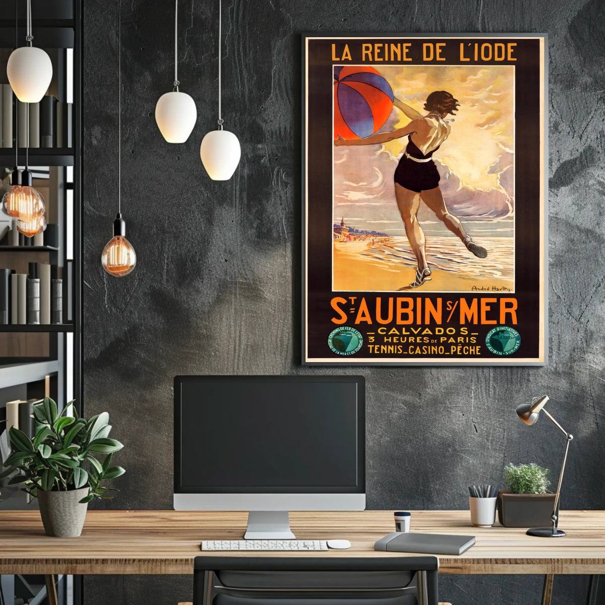 La Reine De LIode St. Aubin-Sur-Mer Poster
