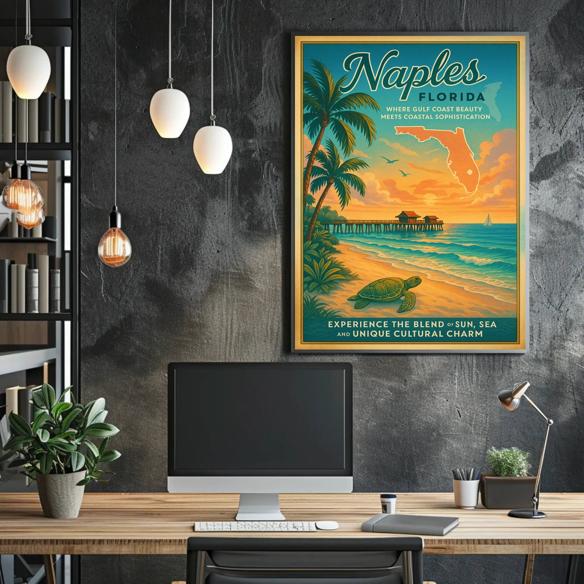 Discover Naples, Florida Poster