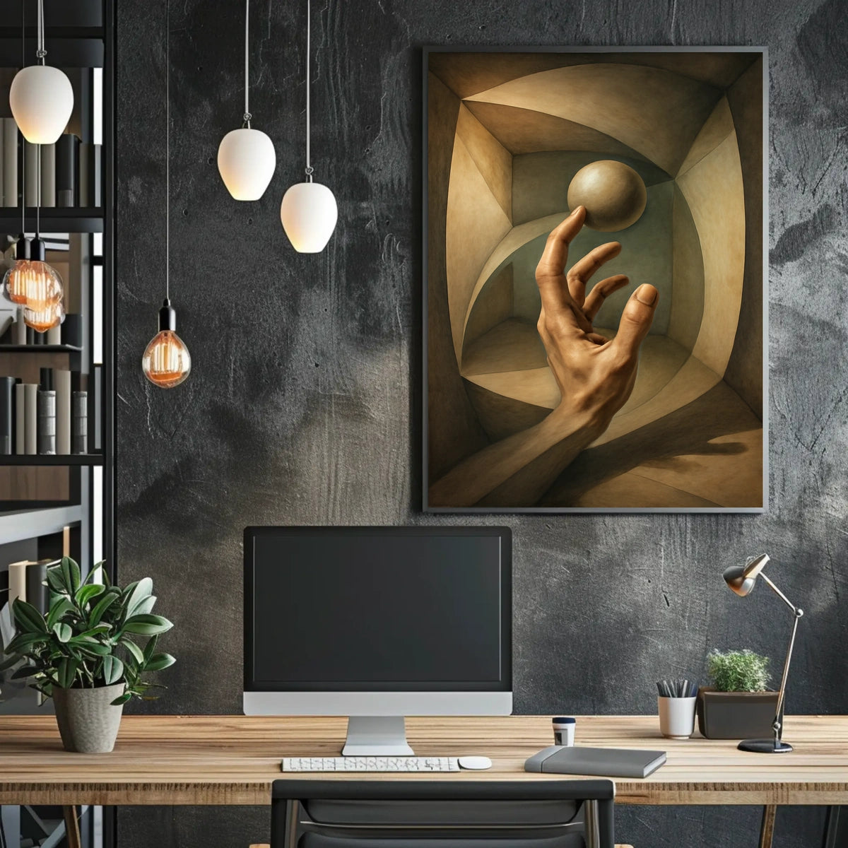 Surreal Balance Poster
