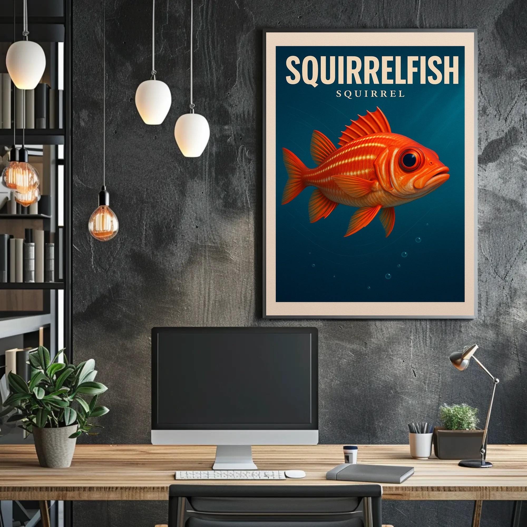 Squirrelfish Spotlight Poster PosterGoat