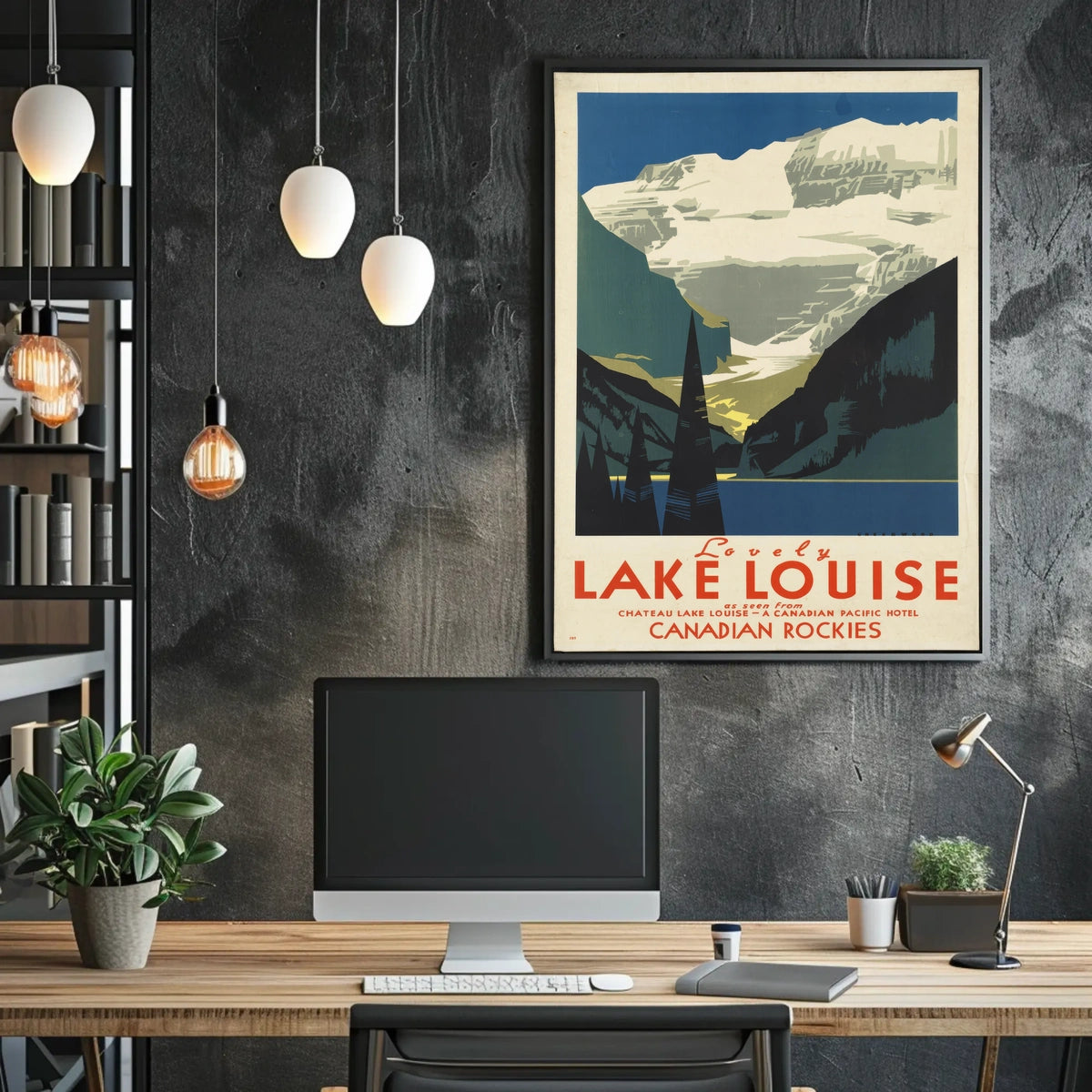 Lovely Lake Louise Poster