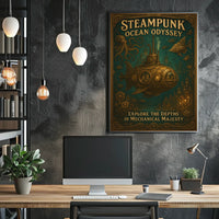 Steampunk Ocean Odyssey Poster