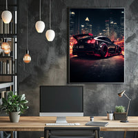 Urban Night Racer Poster PosterGoat