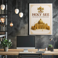 Holy See The Heart of Catholicism Poster PosterGoat
