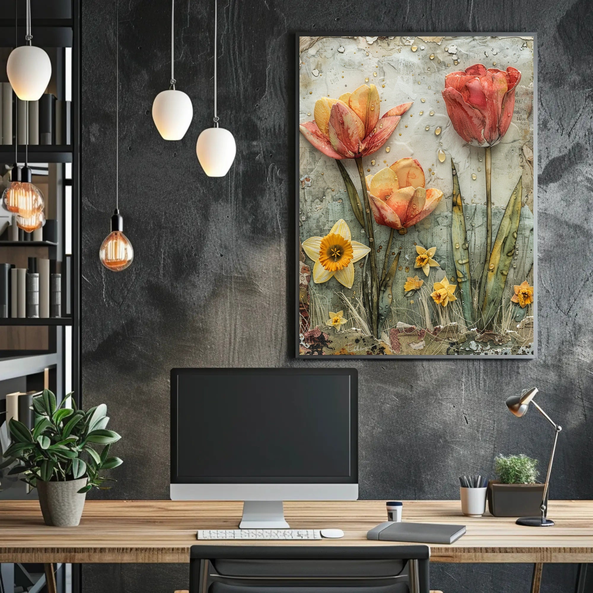 Epic Dragon Battle: Medieval Fantasy Art Poster PosterGoat