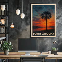 South Carolina Sunset Poster
