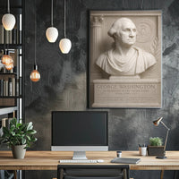 George Washington Bust Classical Historical or Presidential Poster
