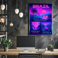 Wonders of Brazil Poster PosterGoat