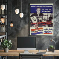 Sacrifice and Patriotism WWII Poster